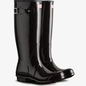 Hunter Original Tall Gloss Rain Boots Size 38 EU / 8 US
